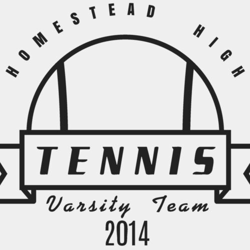 Tennis Template DNT001 BW Miniaturansicht