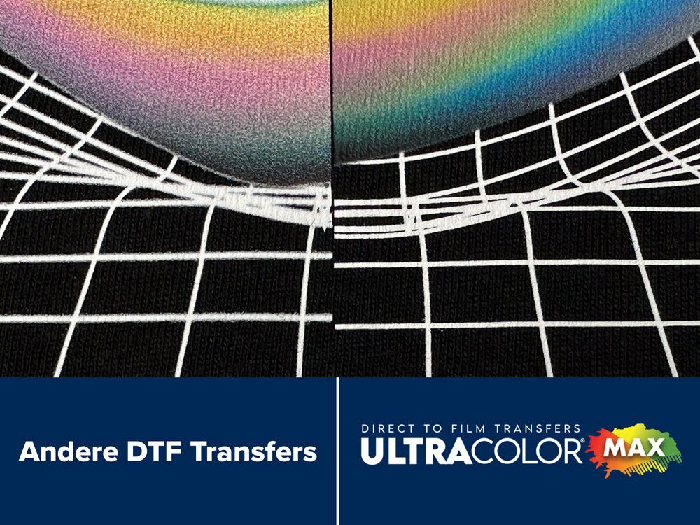 DTF Vergleich Linien